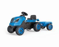 lapac traktor Farmer XL modr s vozkem